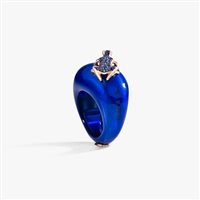 Ringe Dada Arrigoni Dame Happy Frog in Silber Zaffiro blu 0.27 Ct DHF07ANAKRNZB-MEDIO - DHF07ANAKRNZB-MEDIO
